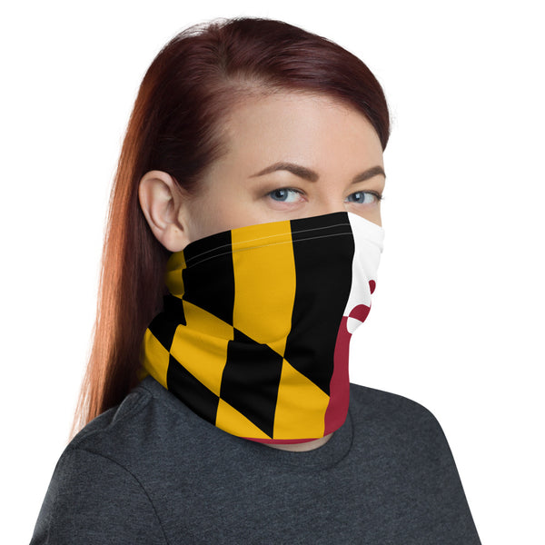 Maryland Neck Gaiter, Face Mask/Face Shield, Headband - Singletrack Apparel