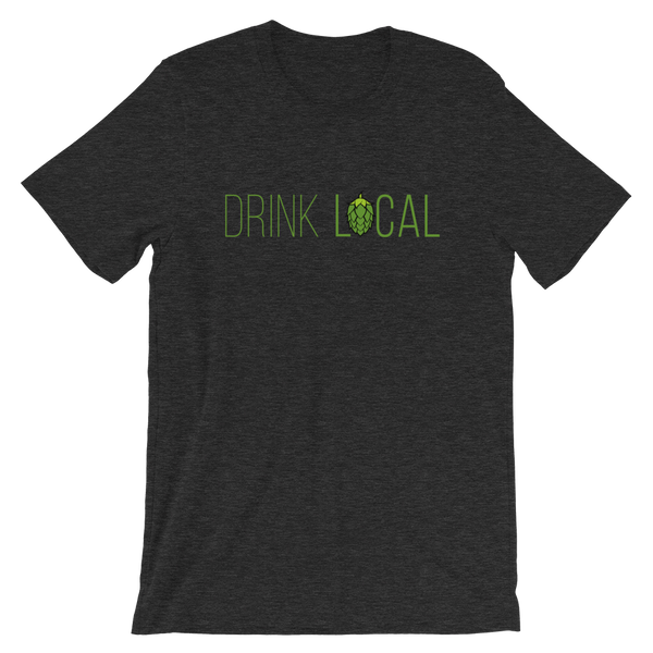 Drink Local Beer T-Shirt - Singletrack Apparel