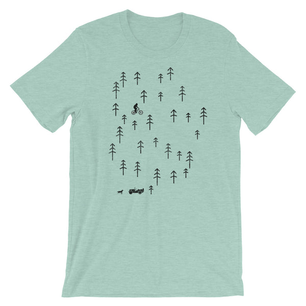 Sasquatch Singletrack Mountain Biking T-Shirt - Singletrack Apparel