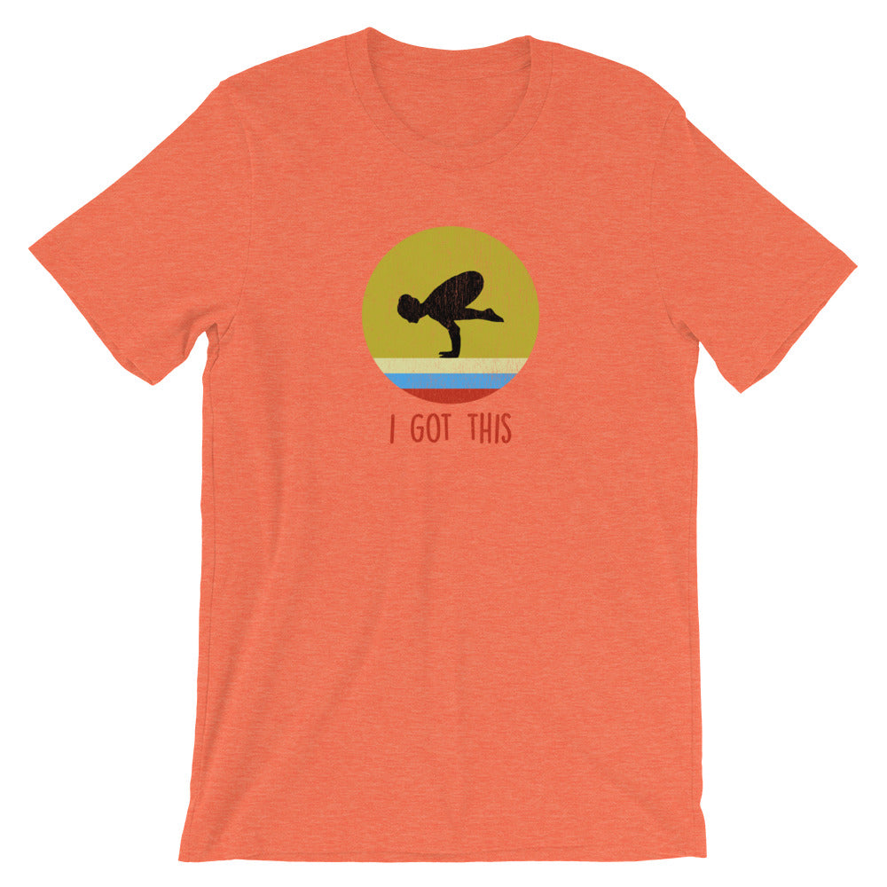 Yoga Crow Pose TShirt - Gift for Yoga Lovers - Yoga Apparel - Singletrack Apparel
