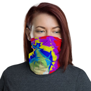 Color Burst Neck Gaiter, Face Cover, Headband - Singletrack Apparel