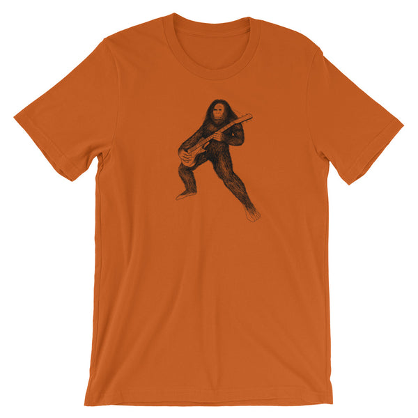 Bigfoot Guitar Tshirt - Singletrack Apparel