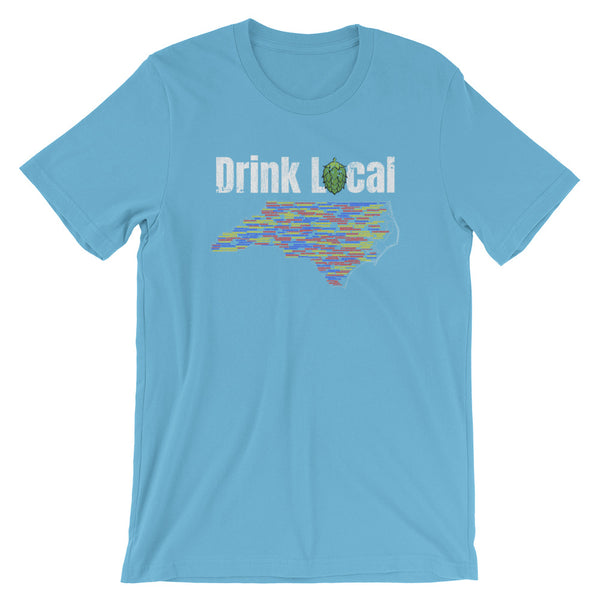 All North Carolina Breweries Drink Local T-Shirt - Singletrack Apparel