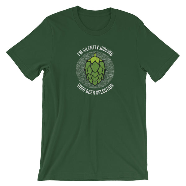 Silently Judging Your Beer Selection TShirt - Singletrack Apparel