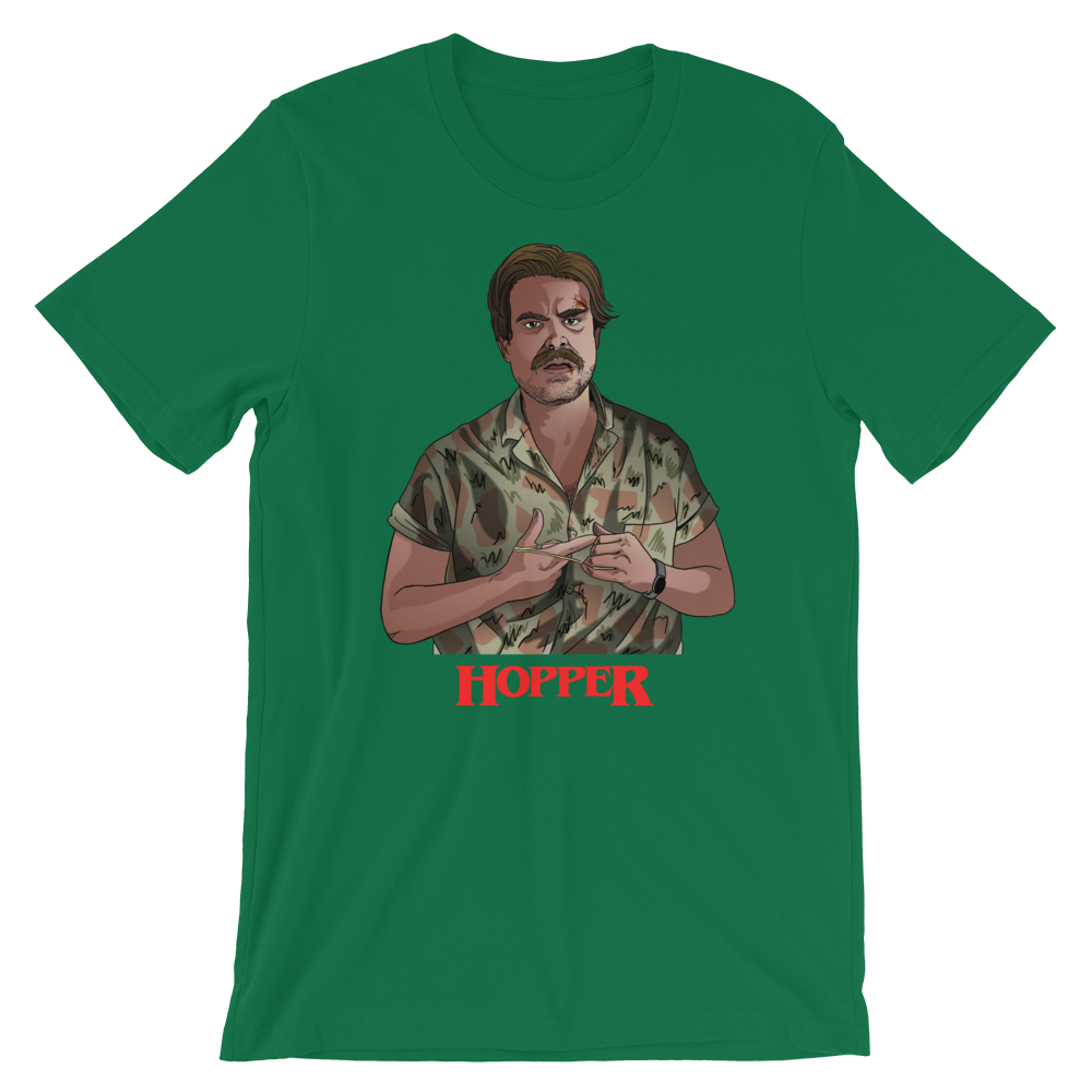Stranger Things Hopper T-Shirt – Singletrack Apparel