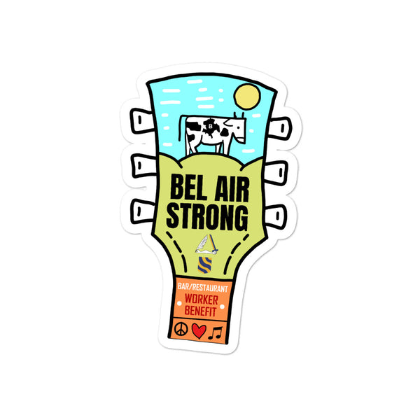 Bel Air Strong Stickers - Singletrack Apparel
